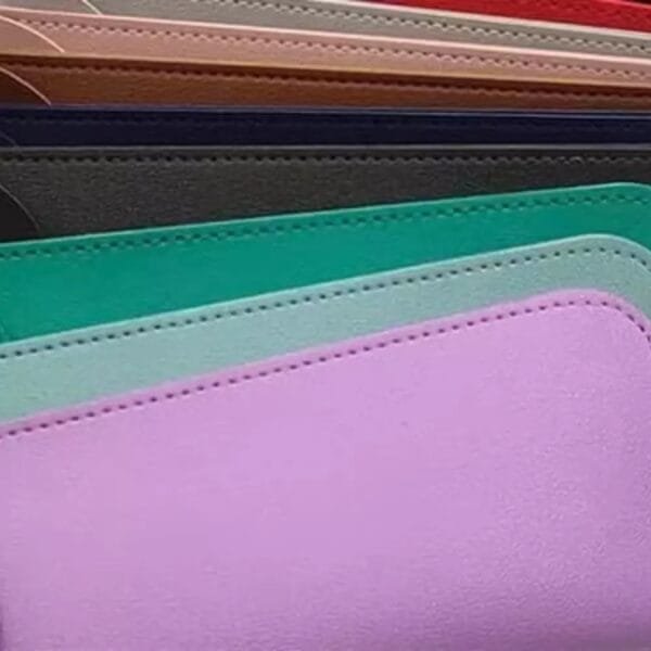 Pu Leather Glasses Pouch Case Snap Closure Soft Sunglasses Reading Glasses Holder - Image 7