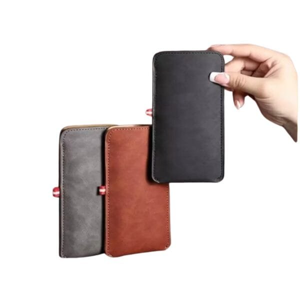 Soft PU Leather Glasses Pouch
