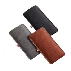 Soft PU Leather Glasses Pouch
