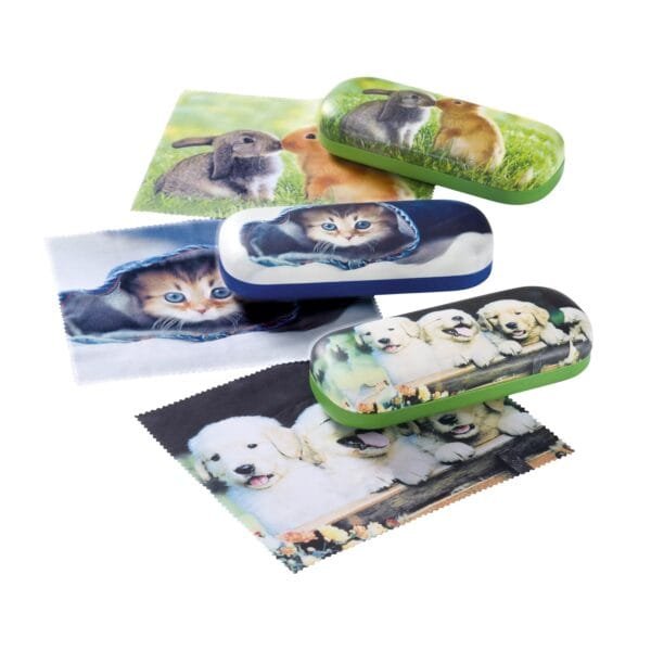 metal case with animal designs