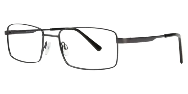 Meridian Eyewear Rialto Stainless Steel Bow Temples - C2 Matt Gunmetal