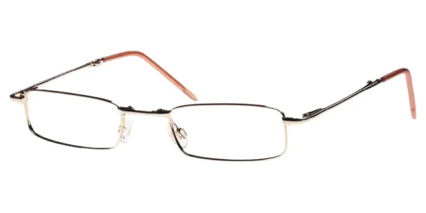 Universal Eyewear Gents Foldaway Including Free Case - C1 Gold