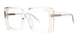 Radiant & Sophisticated Clear Prescription Glasses