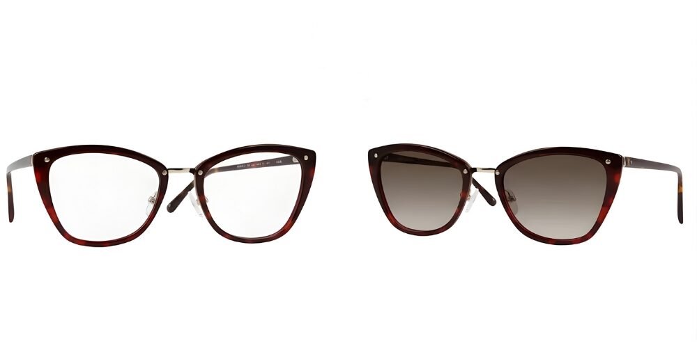 Paul Costelloe 5214 C1 Burgundy Optical Glasses + Paul Costelloe 85 C1 Burgundy Sunglasses Bundle